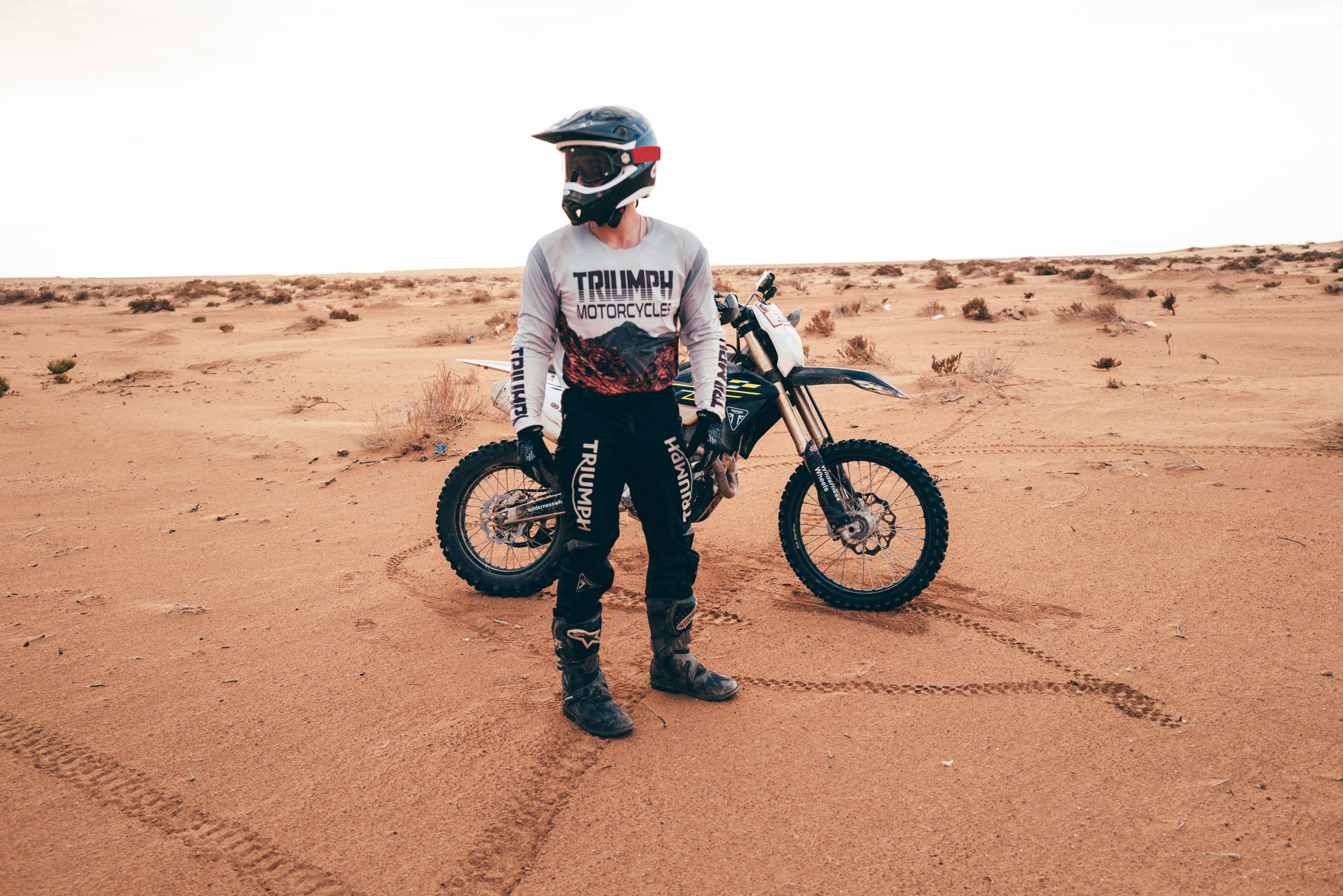 Road Trip Jersey in Grey and Brown | Motorcycle Clothing